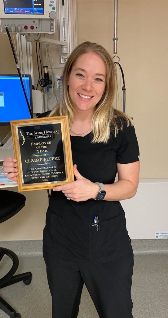 Claire Murphy Spine Hospital Nurse